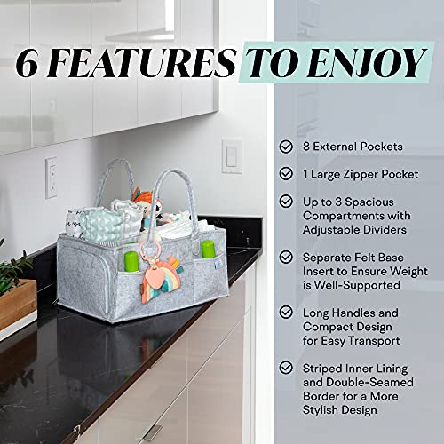 Infinite Lotus Baby Diaper Caddy Organizer for Diapers, Wipes & Other Nursery Essentials – Portable Diaper Caddy for Changing Table Organizer & Around the House – Diaper Caddy Basket – Diaper Storage Caddy | The Storepaperoomates Retail Market - Fast Affordable Shopping