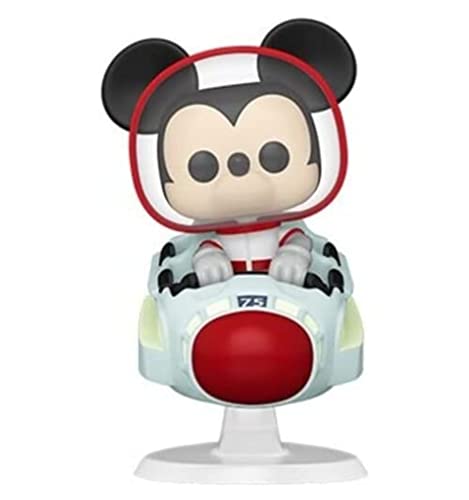 POP Ride Super Deluxe Disney: Walt Disney World 50th – Mickey at The Space Mountain Attraction, Multicolor, Standard, (45343)