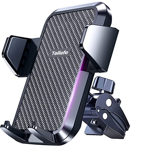 2023 Upgraded Car Phone Holder, [ Military-Grade Protection ] Air Vent Car Mount [Big Phone & Thick Cases Friendly] Hands Free Cell Phone Automobile Clamp Cradles, Fit for All iPhone Samsung Phones