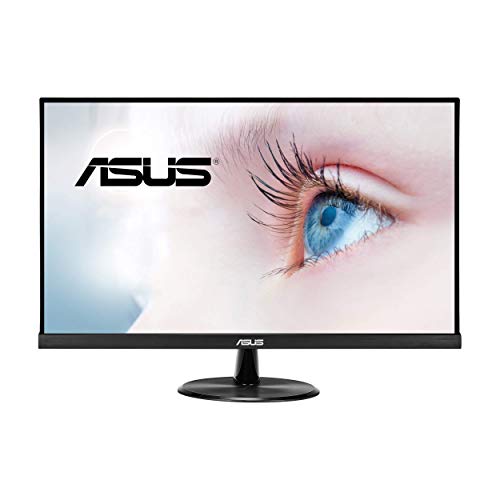 ASUS VP279HE 27” Monitor, 1080P Full HD, 75Hz, IPS, Adaptive-Sync/FreeSync, Eye Care, HDMI VGA, Frameless, Low Blue Light, Flicker Free, VESA Wall Mountable (Renewed)