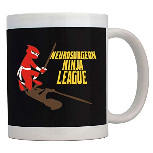 Teeburon Neurosurgeon Ninja League Mug 11 ounces ceramic