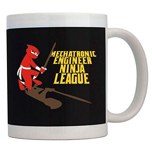 Teeburon Mechatronic Engineer Ninja League Mug 11 ounces ceramic