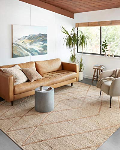 Loloi II Bodhi Collection BOD-05 Natural/Natural, Contemporary 9′-3″ x 13′ Area Rug