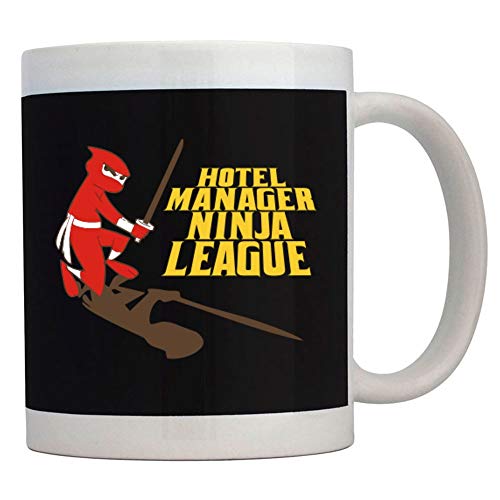 Teeburon Hotel Manager Ninja League Mug 11 ounces ceramic