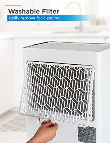 BLACK+DECKER 1500 Sq. Ft. Dehumidifier for Medium to Large Spaces and Basements, Energy Star Certified, BD22MWSA , White | The Storepaperoomates Retail Market - Fast Affordable Shopping