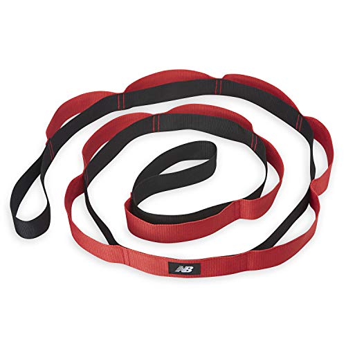 New Balance Stretching Strap with Loops for Flexibility – Stretch Bands for Yoga & Physical Therapy – Exercise & Workout Straps