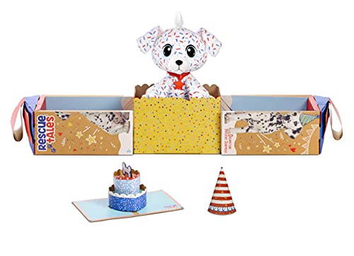 Little Tikes Rescue Tales Present Surprise Dalmatian, Soft Plush Stuffed Animal Toy, Birthday Music & Accessories, Adoption Tag, Certificate- Gifts for Kids, Toys for Girls & Boys Ages 3 4 5 | The Storepaperoomates Retail Market - Fast Affordable Shopping