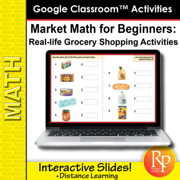 Google Classroom Activities: Market Math for Beginners