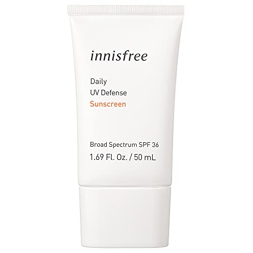 innisfree Daily UV Defense Sunscreen Broad Spectrum SPF 36 Face Lotion, 1.69 Fl Oz (Pack of 1)
