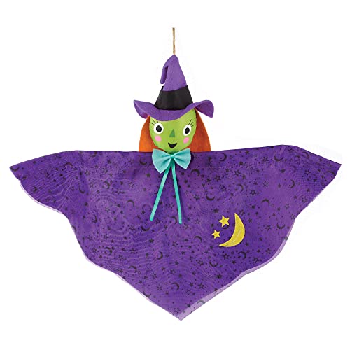 Halloween Purple Witch Hanging Decor | 12″ | 1 Pc