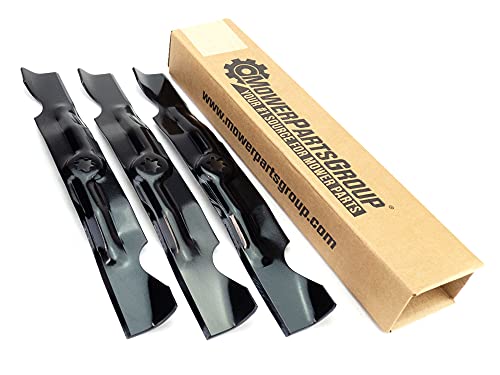 MowerPartsGroup (3) Blades Compatible with Cub Cadet 50″ LTX SLTX SLT 1050 1550 742-04053