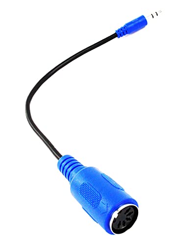 ZAWDIO – MIDI to 3.5mm Breakout Cable for – Akai, Korg, Line6, LittleBits – Midi Female to TRS 3.5mm Male – MPC Studio,Touch, MPX8, Electribe 2,SQ-1