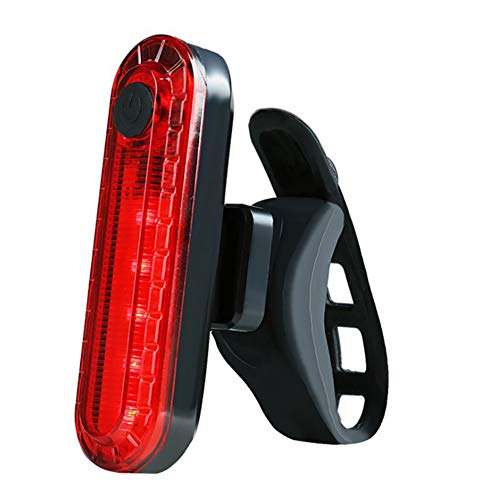 BARMI USB Rechargeable Bike Bicycle LED Tail Light Safety Cycling Warning Rear Lamp,Perfect Bike Accessories Red