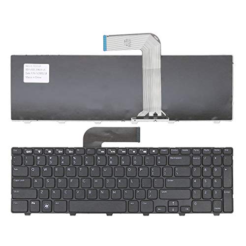 Laptop Replacement Keyboard for Dell Inspiron 15R Ins15RD-2528 2728 2428 M501Z M5110 M511R N5110 New US Layout Black