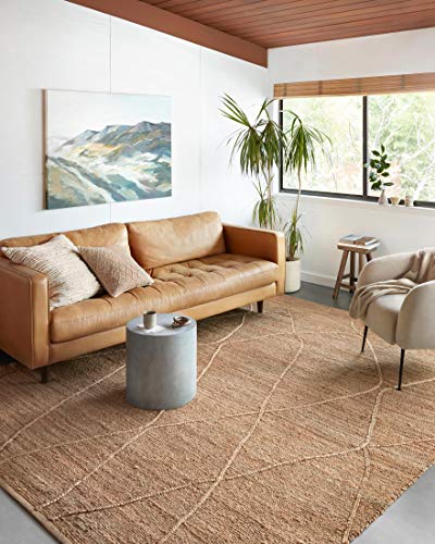 Loloi II Bodhi Collection BOD-01 Ivory/Natural, Contemporary 3′-6″ x 5′-6″ Accent Rug