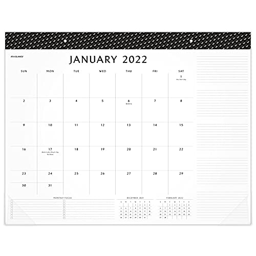 2022 Desk Calendar by AT-A-GLANCE, Monthly Desk Pad, 21-3/4″ x 17″, Standard, Elevation (SK752400)