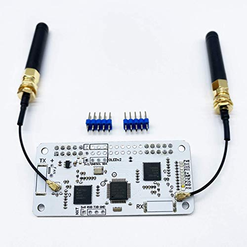 AURSINC MMDVM Duplex Hotspot Module Dual Hat Mini Size Support P25 DMR YSF NXDN DMR for Raspberry pi with USB Port (Without OLED)