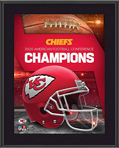 Kansas City Chiefs 2020 AFC Champions 10.5” x 13” Sublimated Plaque – NFL Team Plaques and Collages