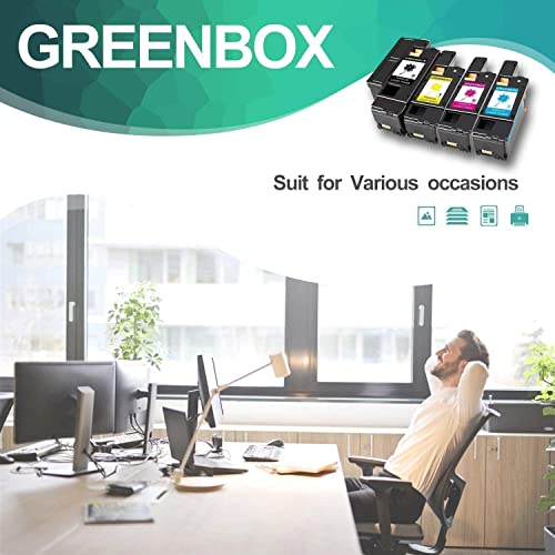 GREENBOX Remanufactured 6027 High-Yield Toner Cartridge Replacement for Xerox 6022 6027 106R02759 106R02758 106R02757 106R02756 for WorkCentre 6025 6027 Printer (1 Black 1 Cyan 1 Magenta 1 Yellow) | The Storepaperoomates Retail Market - Fast Affordable Shopping