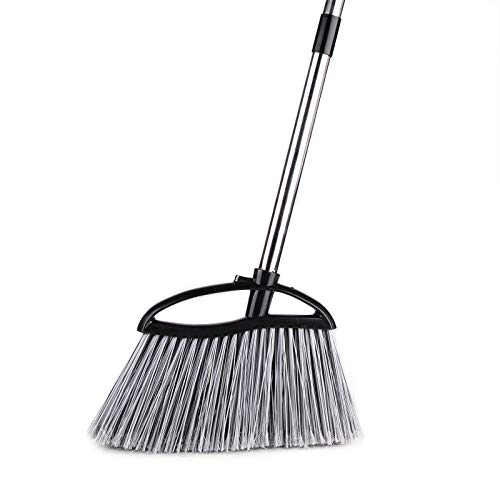Heavy-Duty Broom Outdoor Commercial Perfect for Courtyard Garage Lobby Mall Market Floor Home Kitchen Room Office Rubbish 57Inch