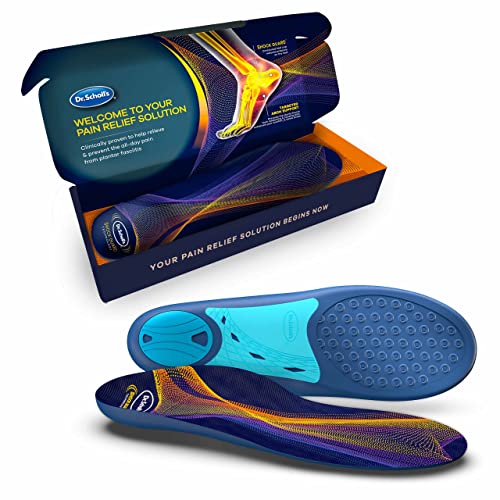 Dr. Scholl’s Plantar Fasciitis Sized to Fit Pain Relief Insoles // Shoe Inserts with Arch Support for Men and Women, 1 Count