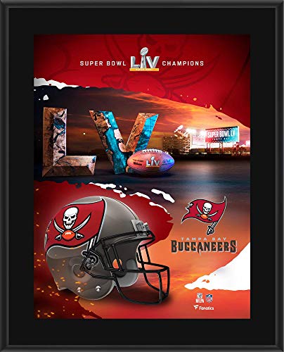 Tampa Bay Buccaneers 10.5” x 13” Super Bowl LV Champions Sublimated Plaque – NFL Team Plaques and Collages