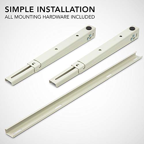 Ivation Outdoor Split Air Conditioner Mount Bracket, Heavy-Duty Wall Mounting Universal AC Bracket with Hardware for Ductless Mini Split Condenser Heat Pumps & HVAC Systems, Max 331 Lb. Capacity | The Storepaperoomates Retail Market - Fast Affordable Shopping