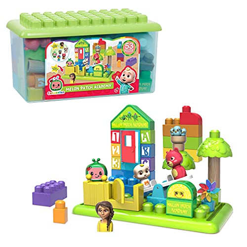 CoComelon Patch Academy, 53 Large Building Blocks Includes 6 Character Figures, by Just Play