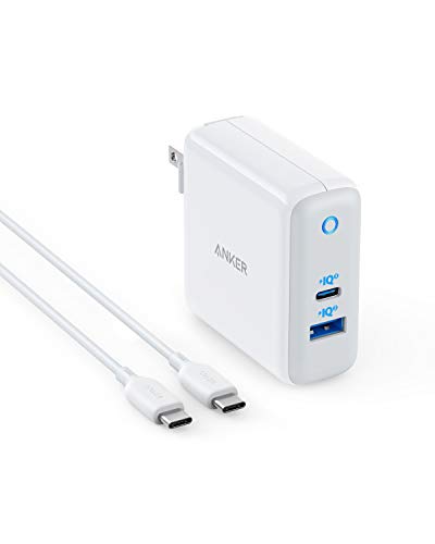 Anker Charger Bundle 60W 2 Ports Charger & USB C to USB C Cable 100W 6 ft, PD Charging for MacBook Pro, Pixelbook, XPS, and More