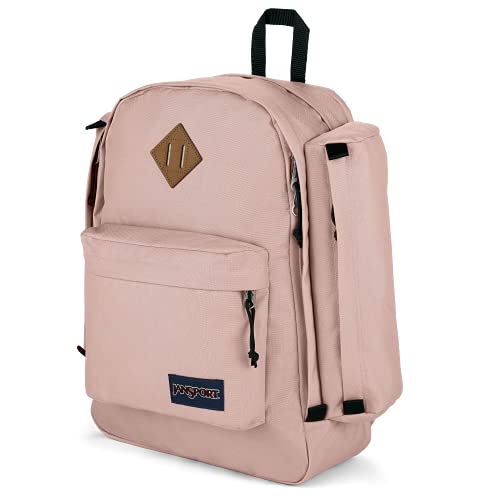 JanSport Field Pack Backpack 15-n Laptop Sleeve W/Leather Trim