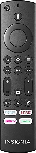 OEM Replacement Fire TV Voice-Activated Remote Control NS-RCFNA-21 Rev B for Insignia Fire TV Build-in Prime Video/Netflix/IMDb TV/Hulu Hot Keys