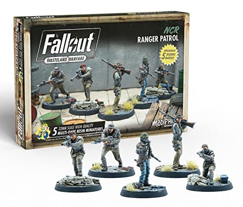Modiphius Fallout – Wasteland Warfare – NCR Ranger Patrol, Various | The Storepaperoomates Retail Market - Fast Affordable Shopping