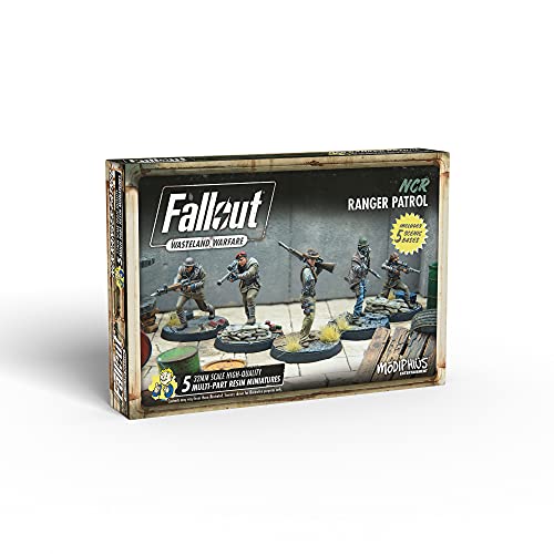 Modiphius Fallout – Wasteland Warfare – NCR Ranger Patrol, Various | The Storepaperoomates Retail Market - Fast Affordable Shopping