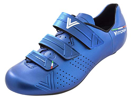 Vittoria Rapide Road Cycling Shoes (Blue) (Numeric_14)