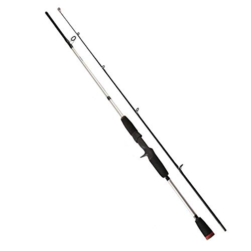AKDSteel Fishing Rod,Hard Fishing Rod,Resolute Fishing Pole 65 inch Spinning Rods,Antiwear Fishing Rod,Casting Rods,Fishing Tackle Carrying Up to 6kg Silver Bend Handle