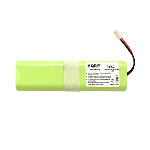 HQRP Battery Compatible with Ilife V3s Pro V5s Pro V50 V8s X750 18650B4-4S1P-AGX-2 Smart Robot Vacuum Automatic Floor Cleaner 2600mAh