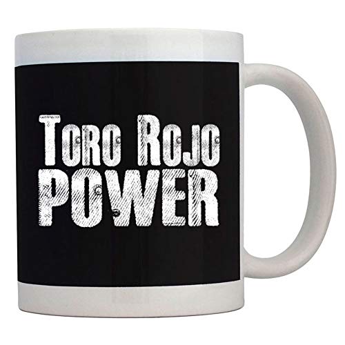 Teeburon Toro Rojo Power Cloth Font Mug 11 ounces ceramic
