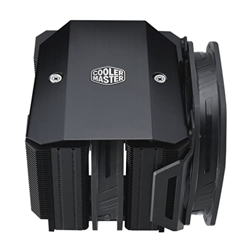 Cooler Master MasterAir MA624 Stealth CPU Air Cooler, Dual Tower Heatsink, Push-Pull SickleFlow 140 V2 Fans, 6 Heat Pipe Array, Easy Installation, Matte Black Finish – Universal Socket Compatibility | The Storepaperoomates Retail Market - Fast Affordable Shopping