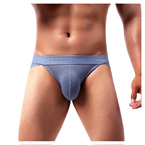 Arjen Kroos Men’s Jockstrap Underwear Breathable Translucent Athletic Supporter,BLUE-AK2102,X-Large