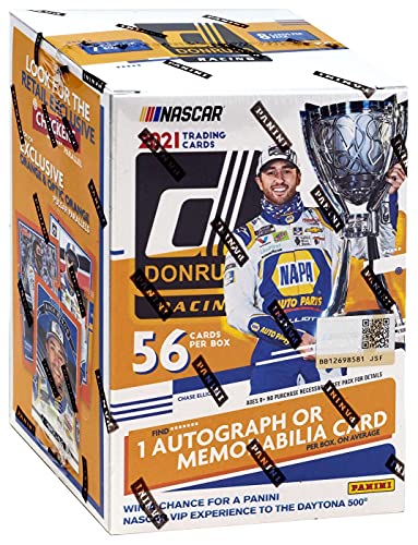 2021 Donruss NASCAR Racing Blaster Box (8 cards per pack. 7 packs per box; FACTORY SEALED)