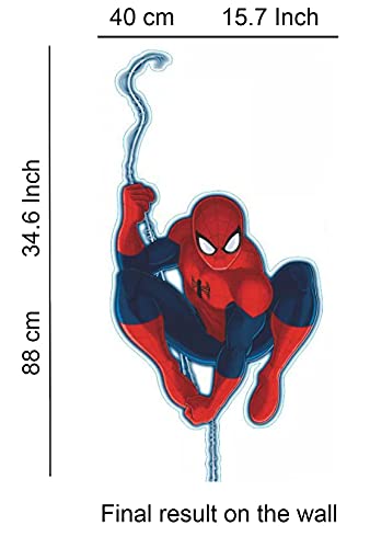 Spiderman Stickers for Wall – Spiderman Decals for Boys Room – Small Spiderman Wall Large Decal – (SDM001) | The Storepaperoomates Retail Market - Fast Affordable Shopping