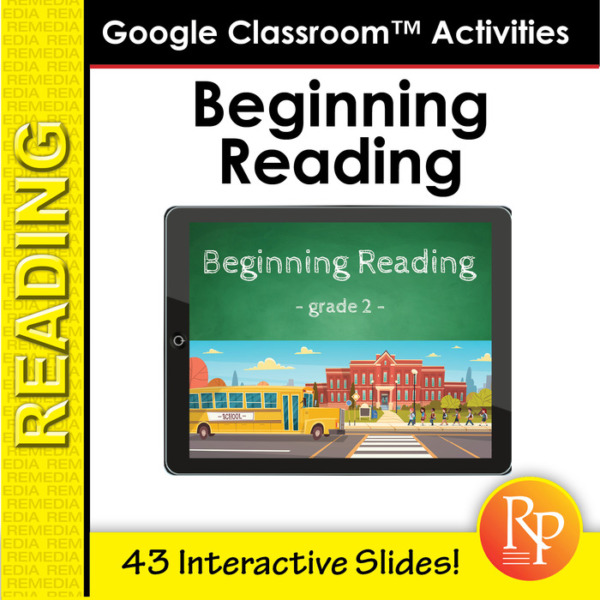 Google Classroom Activities: Beginning Reading Passages for Reading Level 2