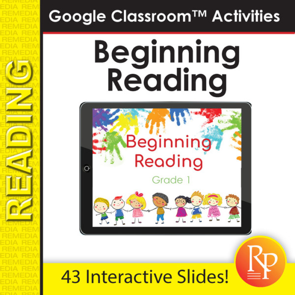 Google Classroom Activities: Beginning Reading Passages for Reading Level 1