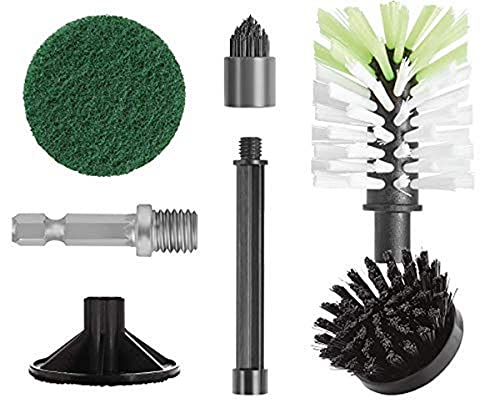 Dremel Versa PC375-U Universal Cleaning Accessory Kit, Includes Backing Pad, Brushes, and 1/4 In. Drill Adapter – Perfect For Everyday Cleaning Tasks Around The House