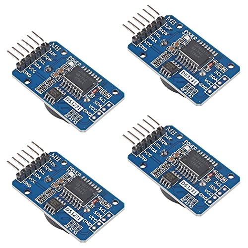 AOICRIE 4pcs DS3231 AT24C32 Clock Module Real Time Memory Board IIC RTC Module Beats DS1307 for Arduino Without Battery