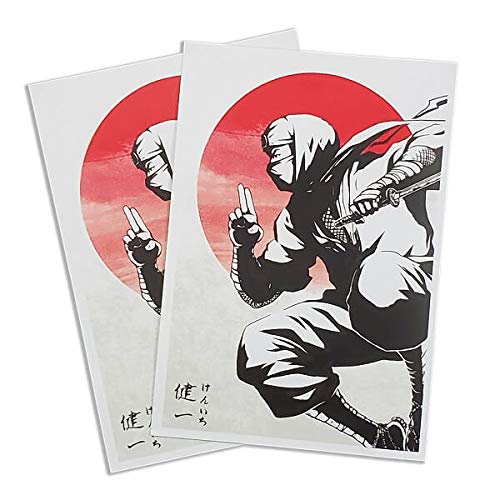 Mini Size – Kenichi – Shadow Clan Ninja – 100 Matte TCG Card Sleeves (FN7M) – Fantasy North