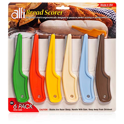 Alfi Bread Scorer – Slashing Tool for Scoring Dough with Razor Sharp Blade (6-Pack)