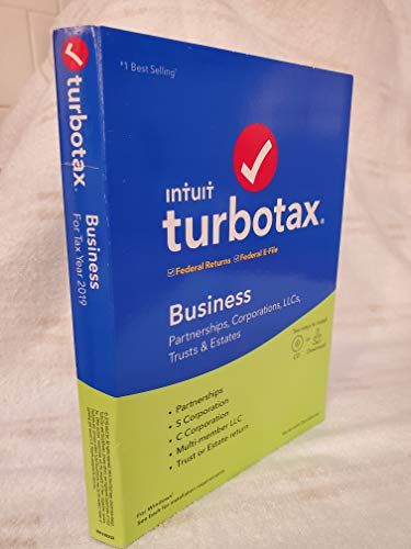 Turbotax 2019 Business Tax Software CD [PC Disc] [Old Version]
