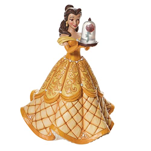 Enesco Disney Traditions by Jim Shore Beauty and The Beast Belle Deluxe Enchanted Princess Series Figurine, 15 Inch, Multicolor
