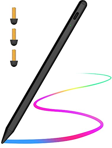 Stylus Pen for Apple iPad Pencil: Apple Pen for iPad (2018-2022) with Palm Rejection iPad Pen Compatible with iPad Pro 11/12.9 Inch iPad Air 3rd/4/5th Gen iPad 6/7/8/9th Gen iPad Mini5/6th Gen